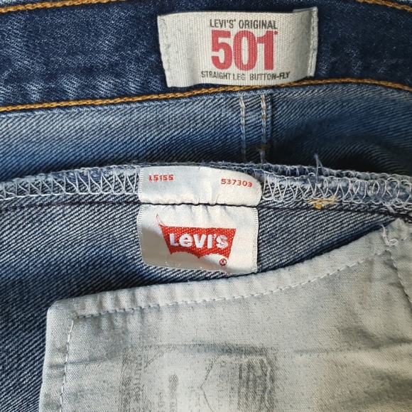 Levi's Original 501 Straight Leg button fly jeans 33x34 - Picture 8 of 8